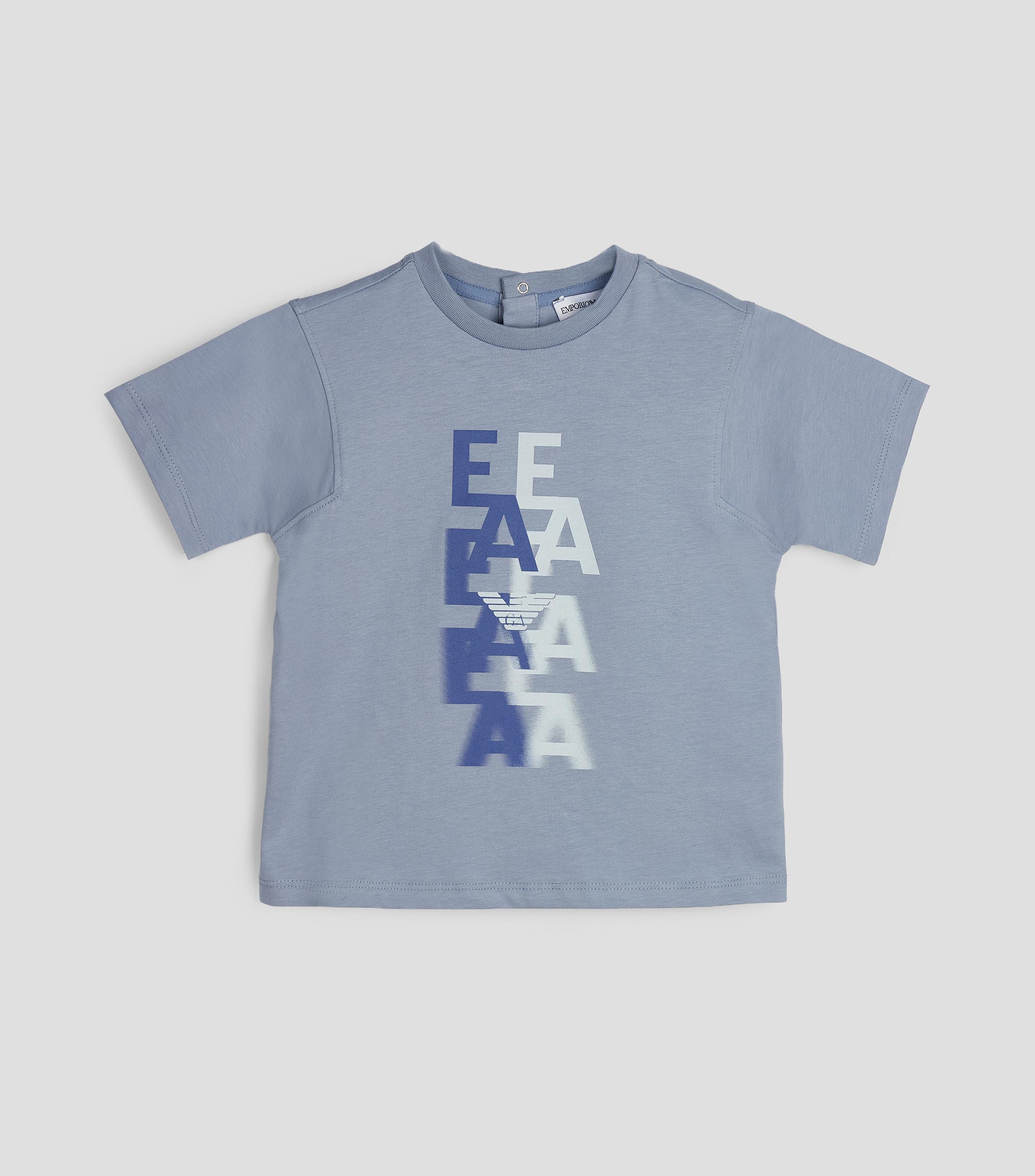 Playera cuello redondo manga corta estampada Niño